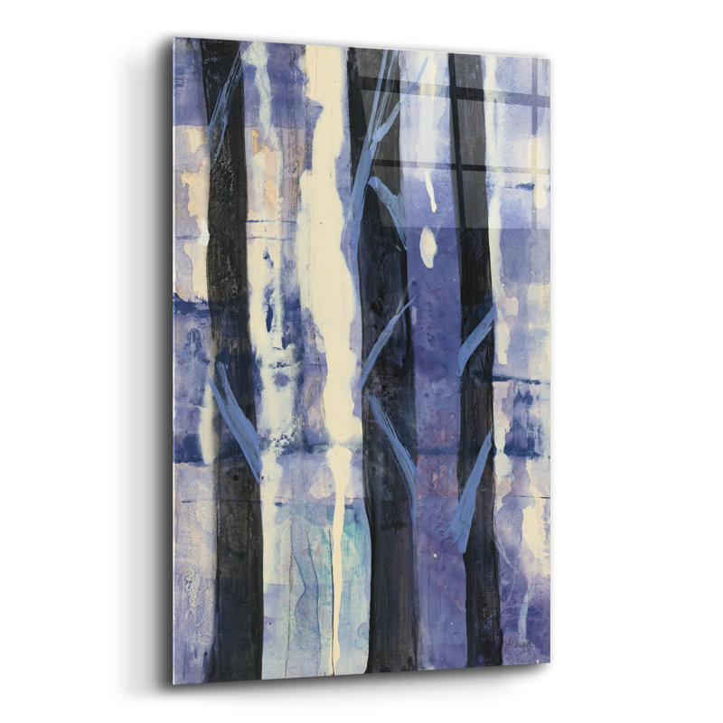 «Deep Woods 2» par Albena Hristova, art mural en verre acrylique, H 16 po x l 12 po x P 0,13 po
