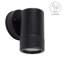 Logenita Matt Black Outdoor Armed Sconce