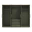 Cleverton 6 Door 3 Drawer Wardrobe with Mirror-1381146778