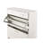 Functional Entryway Shoe Cabinet With Foldable Compartments - White Versatile Hallway Rack Drawers