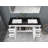 Campblin 60" Wall-Mounted Double Bathroom Vanity Set-2079339189-2079339190