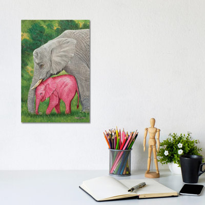 Spring Rain 1 Piece Wrapped Canvas Painting