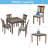 Elegant 5-piece Wooden Dining Table Set