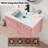 Sharee 30" Wall Mounted Bathroom Vanity Set With Sink Top, Faucet and Drain, Hand Painted-108606833