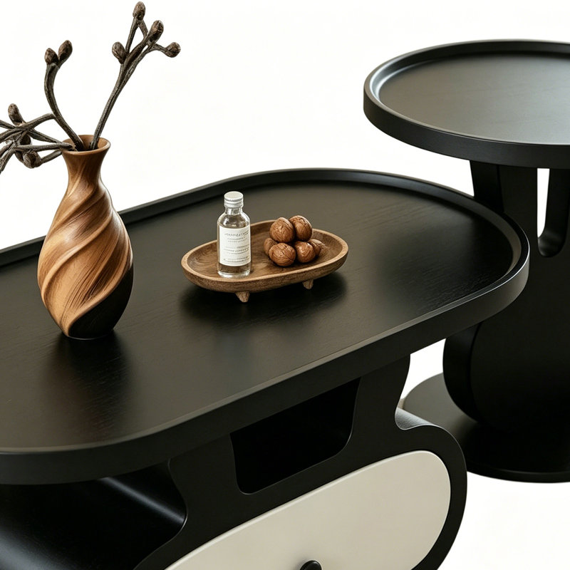 Ensemble de tables basses ovales Creative