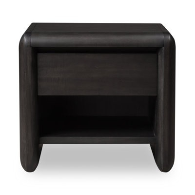 1-Drawer Acacia Nightstand