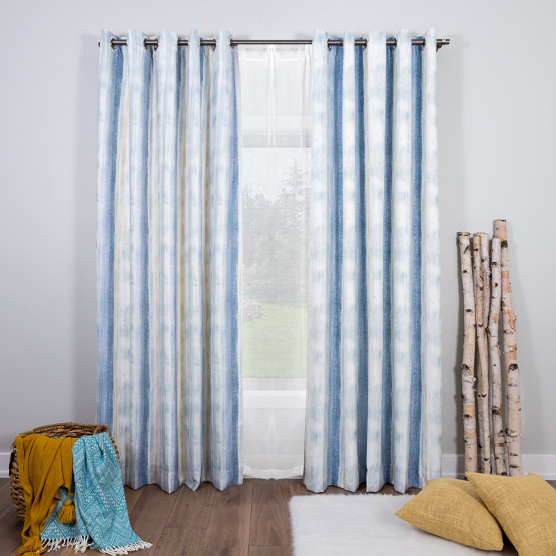 Paire de rideaux occultant et isolant avec œillets Aeriana, l 64 po x L 95 po