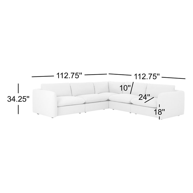 Ingel Sectional, Antwerp Taupe Linen Blend