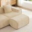 Repose-pieds moderne en velours-1296911169