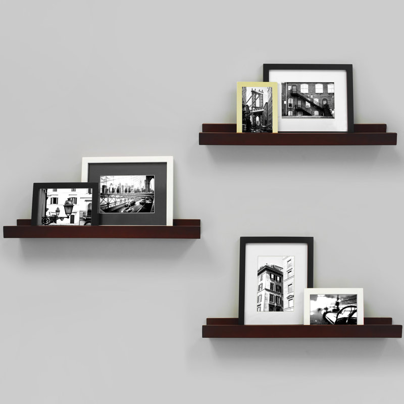 Tablette murale 3 pièces Jaykon, Espresso