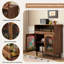 Buffet 31,5 po en noyer rétro brun-61014088