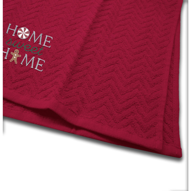 Cotton Tea Towel Kitchen Towel, Red