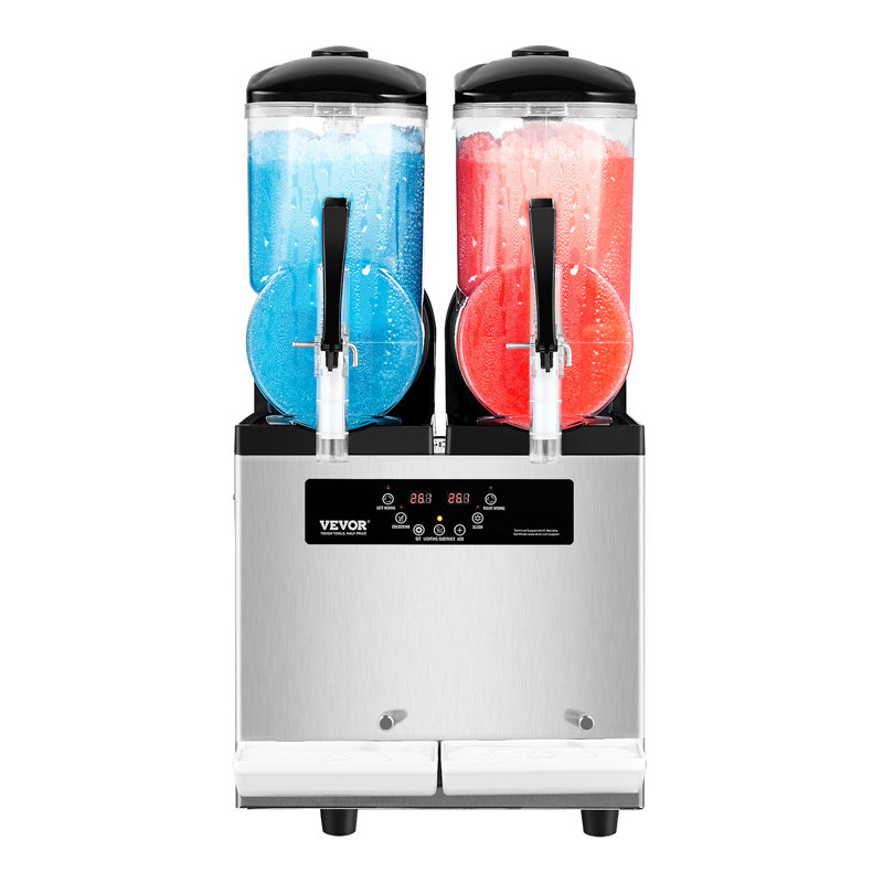 12Lx2 Tank Commercial Slushy Machine Margarita Smoothie Frozen Drink Maker