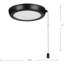 Ventilateur de plafond à DEL 1 lumière Edgelit-2139816449