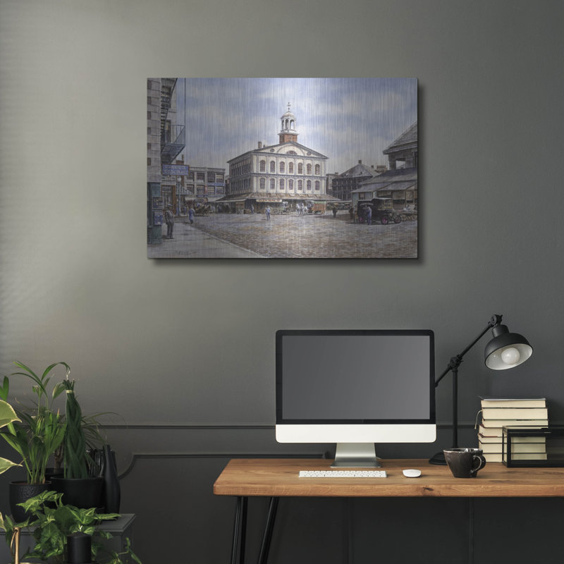 «Faneuil Hall, Ca. 1915» par Stanton Manolakas, H 24 po x l 36 po