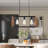 Tykiesha 3 - Light Brown/Black Square/Rectangle Pendant