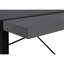 Bureau d'ordinateur, bureau personnel, ordinateur portable, L 48 po, travail, stratifié gris, contemporain, moderne
