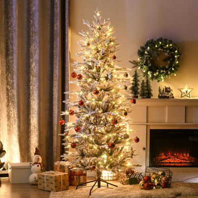 70.75' Lighted Cypress Christmas Tree