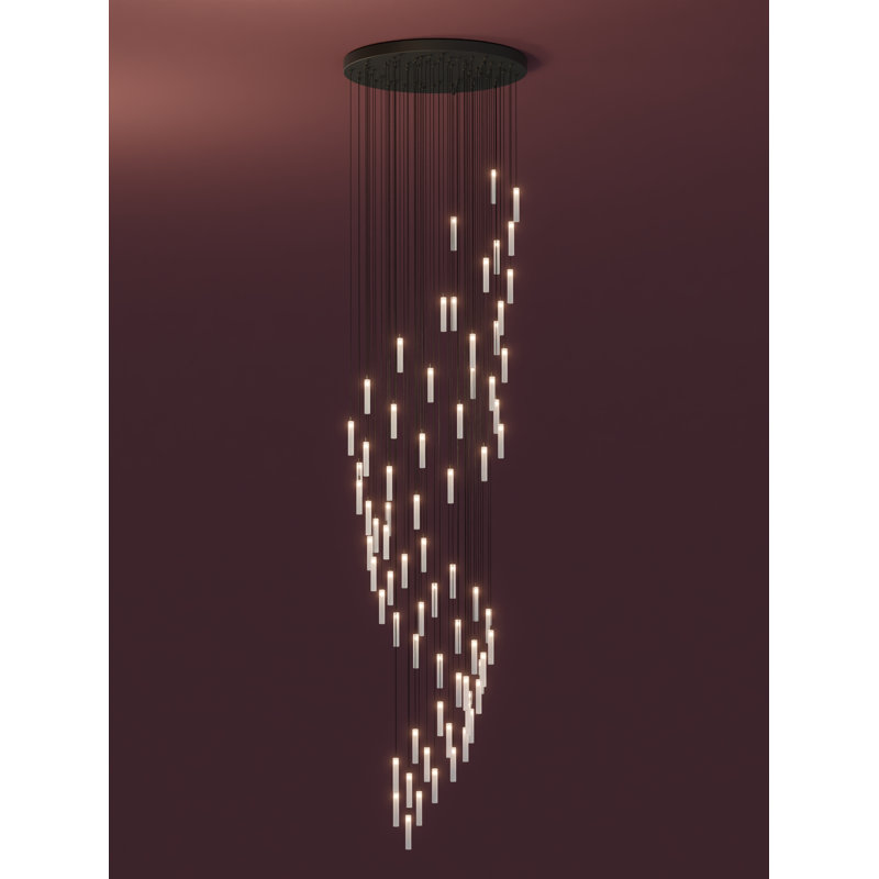 Loci Chandelier, Matte Black