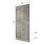 Porte de grange coulissante à finition couleur H Series avec quincaillerie à assembler requise-126486748-129990675