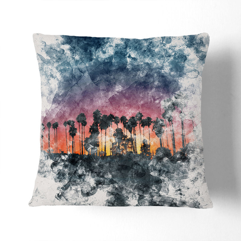Square Throw Cushion, 55cm H x 55cm W x 20cm D