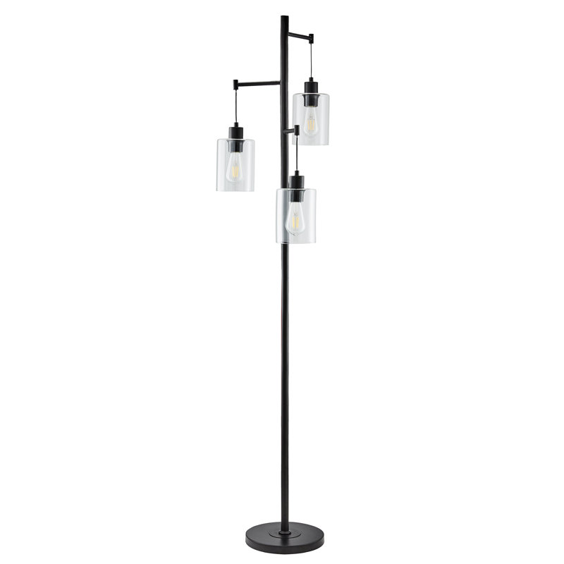 Hansell 65" Tree Floor Lamp with 3 Bulbs Included