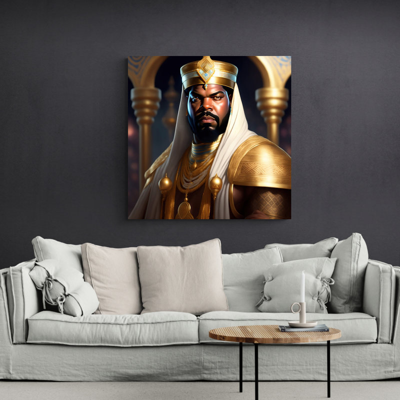 «Icecube» par Stephen Chambers - photographie sur toile tendue, H 36 po x l 36 po x P 1,5 po