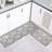 Vintage Mosaic Kitchen Runner Mats Tile Design, Ideal For Homeowners & Renters, 32"/47"L x 20"W-90558591