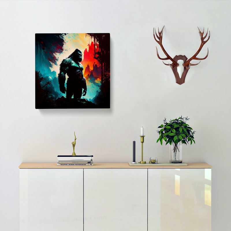 King Kong Palette Knife Painting No.2 - No Frame Print