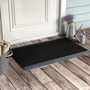 Altarik Non-Slip Geometric Outdoor Doormat