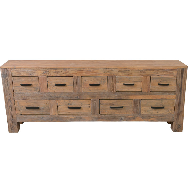 NINE DRAWER APOTHOCARY CONSOLE