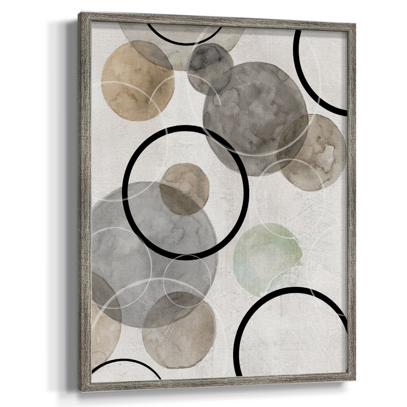 Bubbles II Framed Print - Solid Wood, 11" H x 9" W