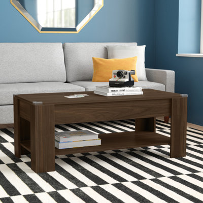 Table basse à 4 pieds avec rangement Auxvasse