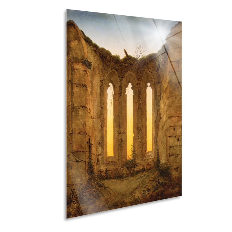 Church Ruins - No Frame Painting, Plastic/Acrylic, 100cm H x 70cm W