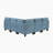 Hultgren 86" Modern & Contemporary Sectional - Textured Sectional, Hidden Storage Beneath Seats, Customizable 5-Piece Modular Design
