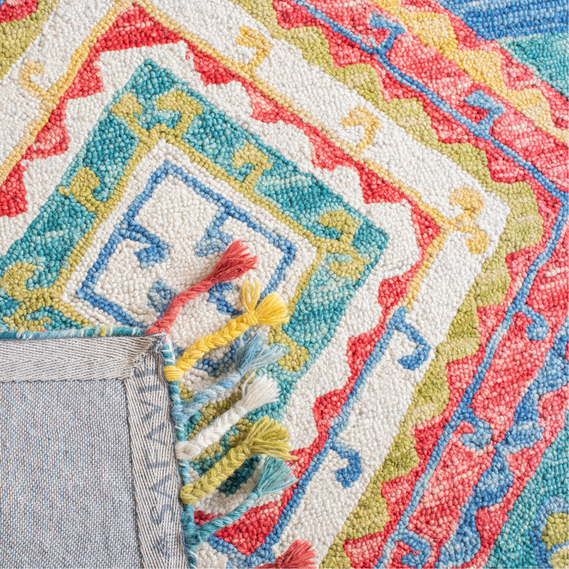 Tapis en laine touffeté à la main Vahakn, Rectangle 2 pi x 3 pi