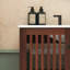 Meuble-lavabo moderne avec 4 pieds en fer