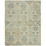 Etiennette Hand Knotted Geometric Area Rug