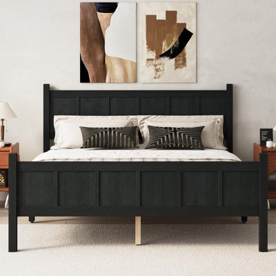 Grand lit plateforme moderne
