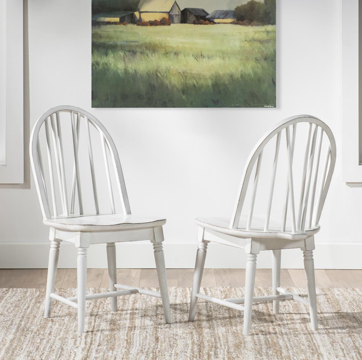 Country Living Side Chair 1, White