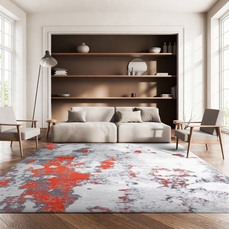 Tapis abstrait Abrey Performance, Rectangle 8 pi x 10 pi