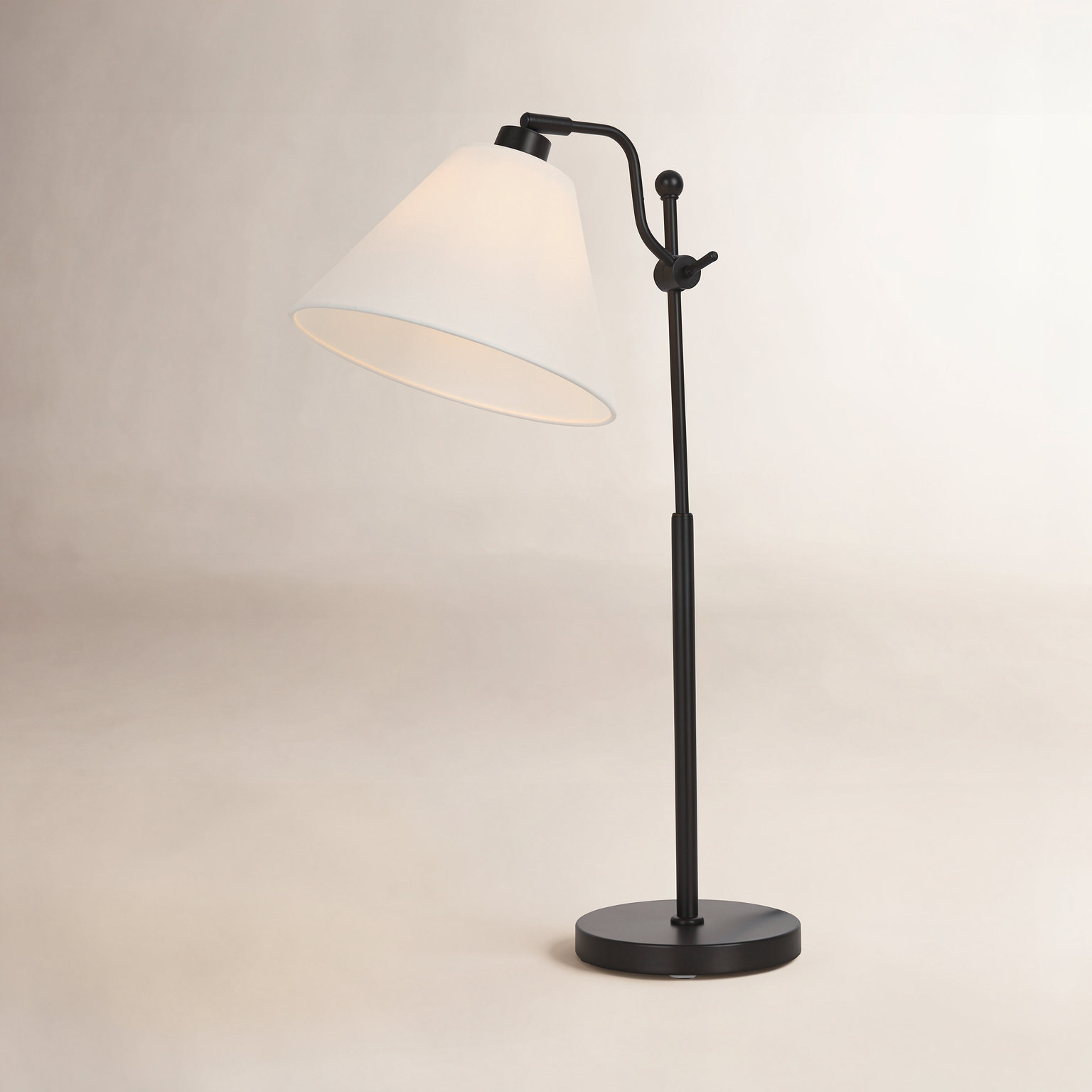 Adjustable Table Lamp, Matte Black