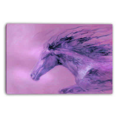 «Violet Drift Three», art mural sur toile tendue