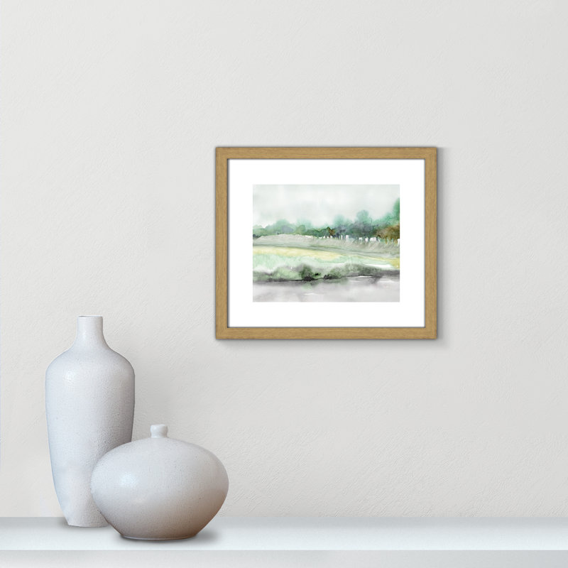 Season Of Summer " Season Of Summer ", 13" H x 15" W x 0.75" D, Natural Framed Paper