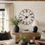 Estherlene Metal Skeleton Wall Clock