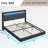 Ignacita Upholstered Metal Bookcase Bed-533713152-481430088