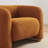 Oversized Reading Armchair , Modern Upholstered Accent Chair with Wood Legs-650481771