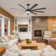 72" Meadowlands 9 - Blade LED Standard Ceiling Fan with Remote Control and Light Kit Included