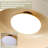 Modern Semi Flush Mount Ceiling Light Fixture, Brass Accent And 12.6" Metal Shade Ceiling Light, For Kitchen, Hallway, Entryway, Pantry, Laundry Room