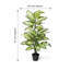 Plante à feuillage artificiel en pot 47 "